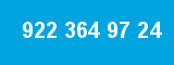 922 364 97 24 922 364 97 24